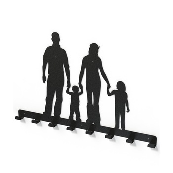 Cuier metalic FAMILIE -model 3198 Negru Cuier metalic FAMILIE -model 3198 Negru