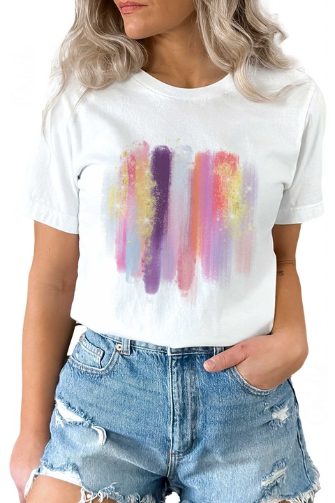 Tricou Pink Strokes 10169