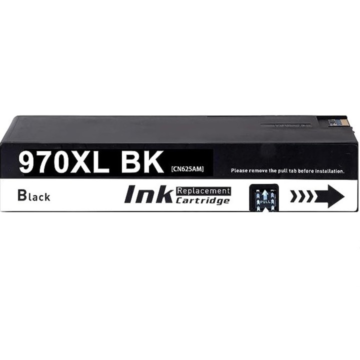 Cartus compatibil cu HP 970XL Negru 250ml, pentru imprimante HP OfficeJet Pro X476dw X451dw X576dw X551dw X451dn - 9200 pagini