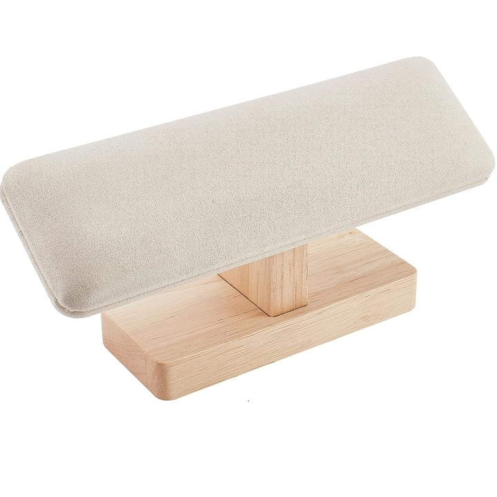 Ékszer bemutató állvány, 19,5x5x8,9 cm, fa