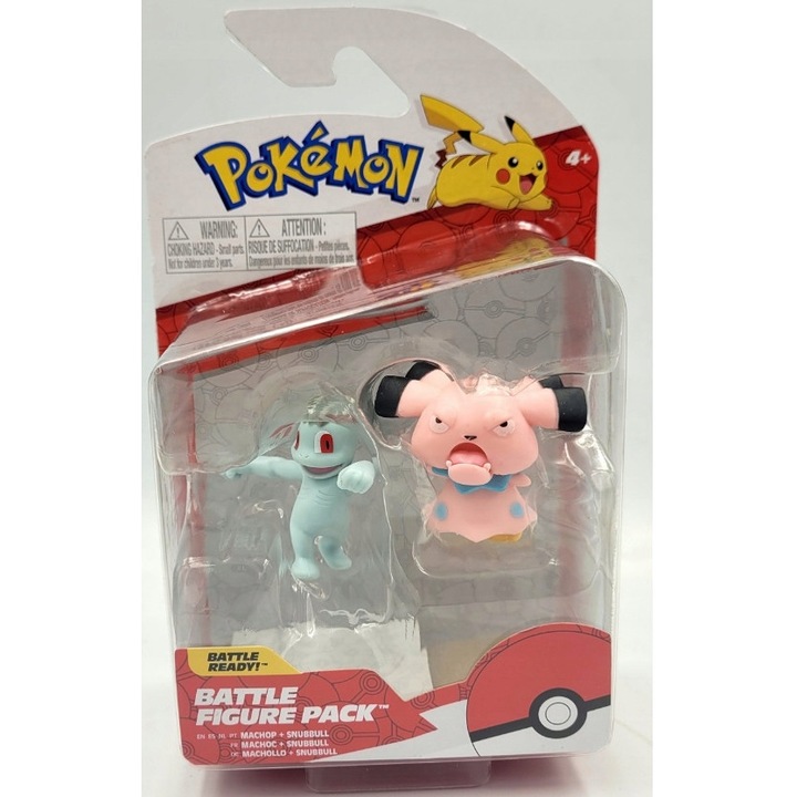 Pokémon figura csomag - Machop & Snubbull 5 cm
