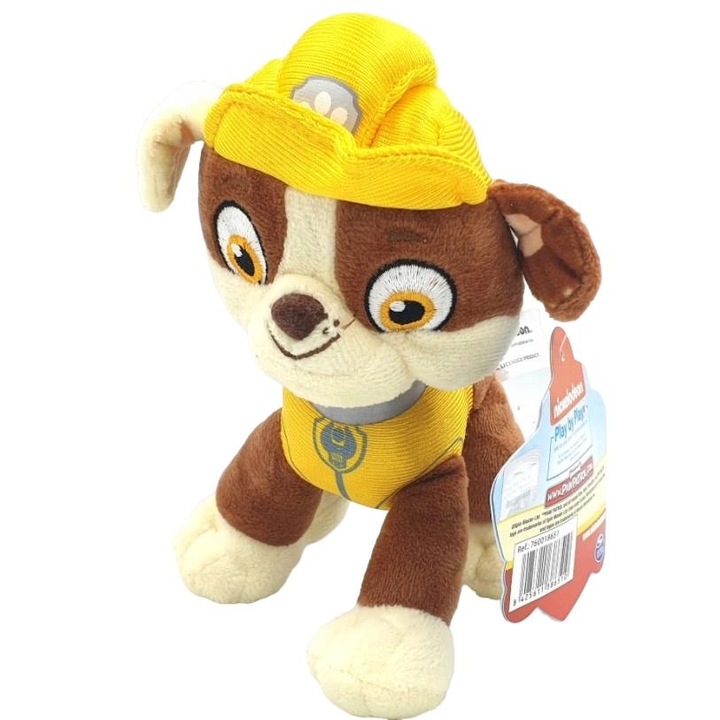 Jucarie de plus Paw Patrol, Spin Master, 18 cm, Maro
