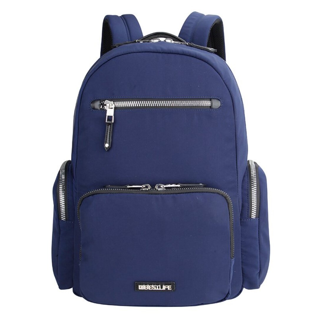 Rucsac Bestlife Jade, 40x31x15cm, Compartiment Tableta Si Laptop 14.1 Inch, Albastru