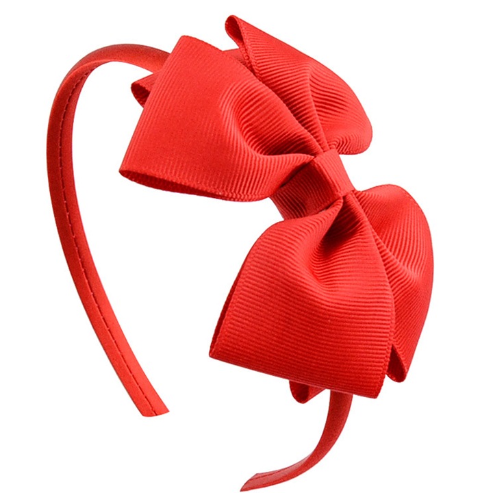 Bentita cu funda mare, negru, 12x13.5cm, pentru toate varstele