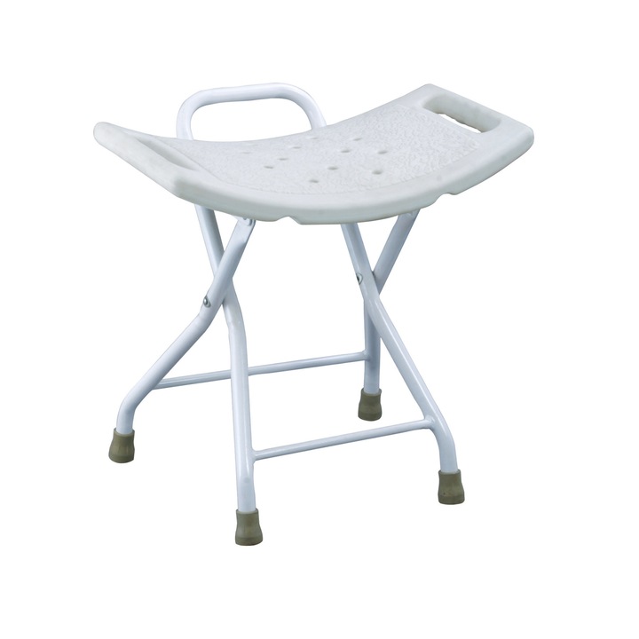 Scaun de dus pliabil, Pharmedis, Alb