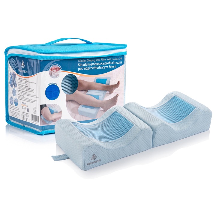 Perna preventiva pliabila pentru picioare cu gel de racire, Pharmedis