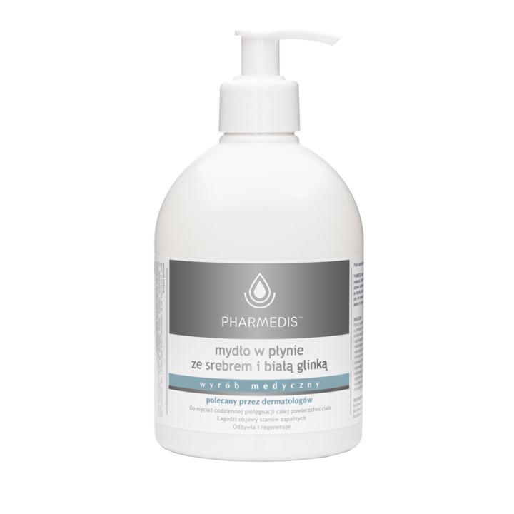 Sapun lichid, Pharmedis, Nanoargint/Argila alba, 500 ml