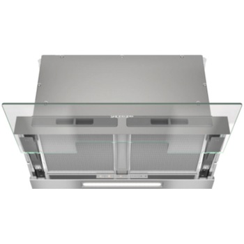 Hota incorporabila telescopica Miele DAS 4640, 1 motor, Putere de absorbtie 600 m3/h,Con@ctivity, 60 cm, Sticla transparenta
