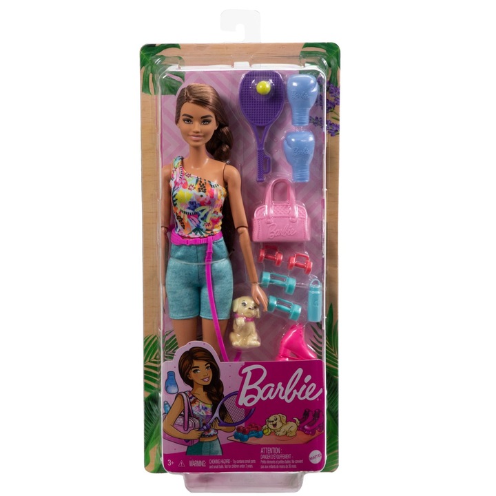 Set de joaca Barbie - La antrenament