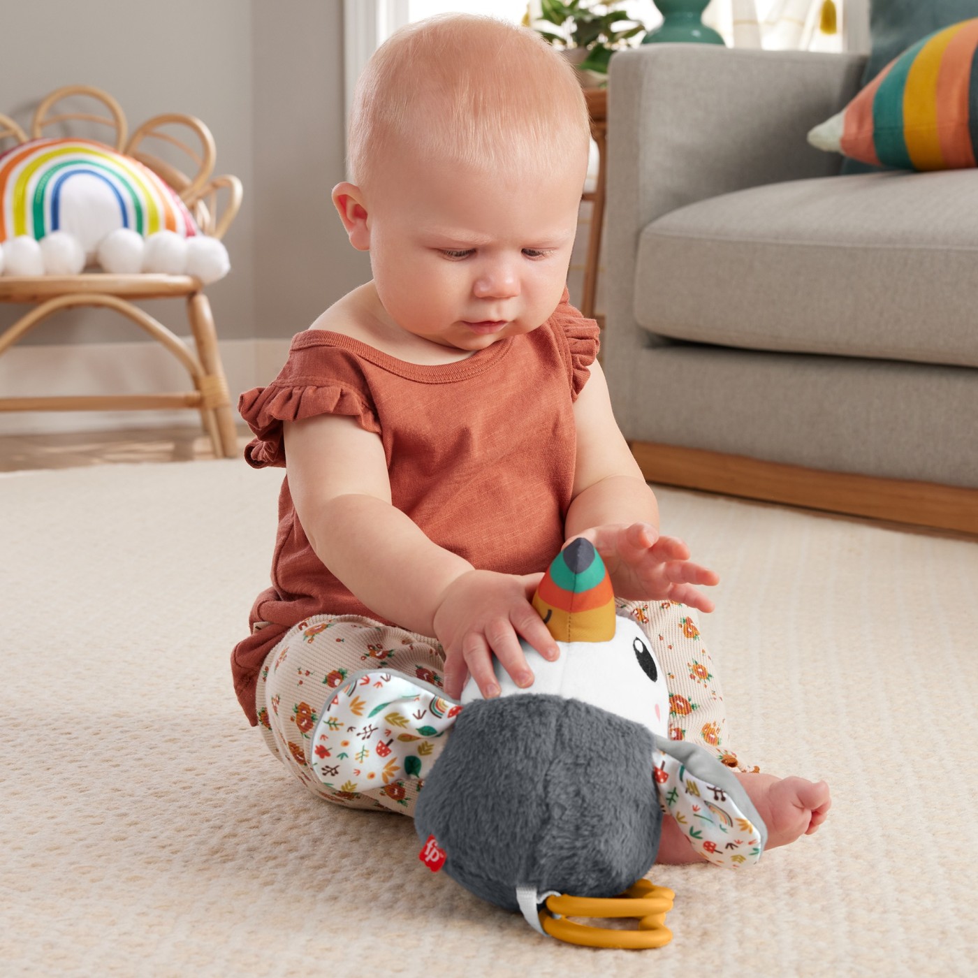 Плюшена играчка Fisher Price - Тукан, с кукички - eMAG.bg