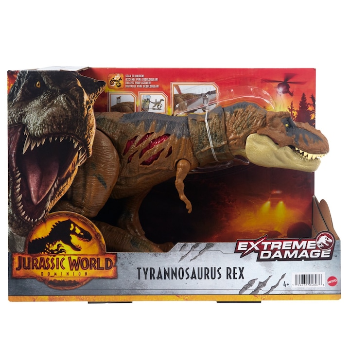 Figurina Jurassic World Extreme Damage - Tyrannosaurus Rex