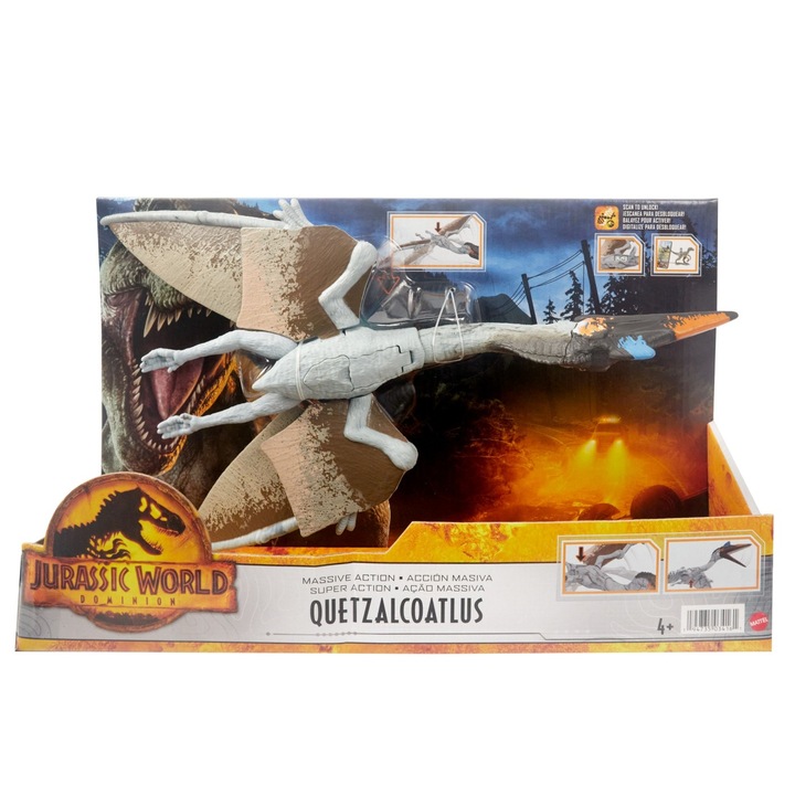 Figurina Jurassic World Massive Action - Quetzalcoatlus