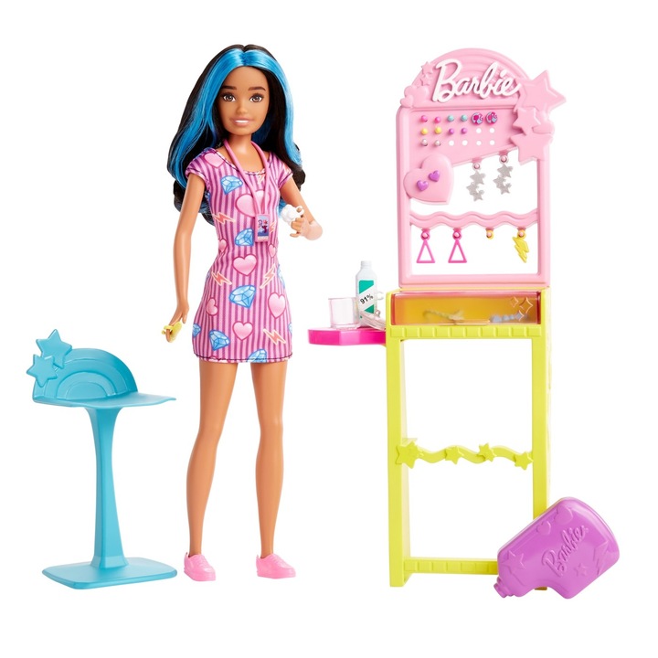 Кукла Barbie Skipper First Jobs - Studio Piercing