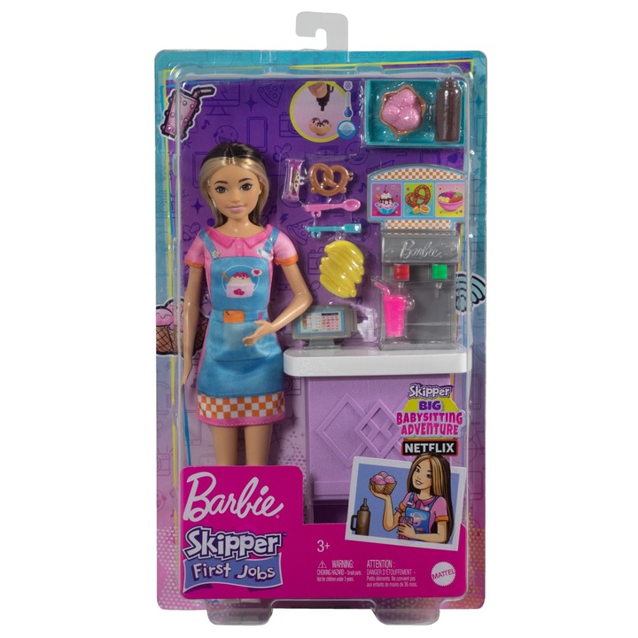 Barbie Skipper First Jobs кукла - Снек бар
