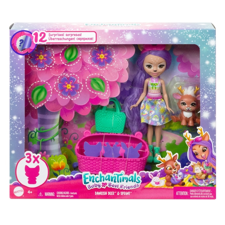 Игрален комплект Enchantimals Baby Best Friends - Danessa Deer и Sprint