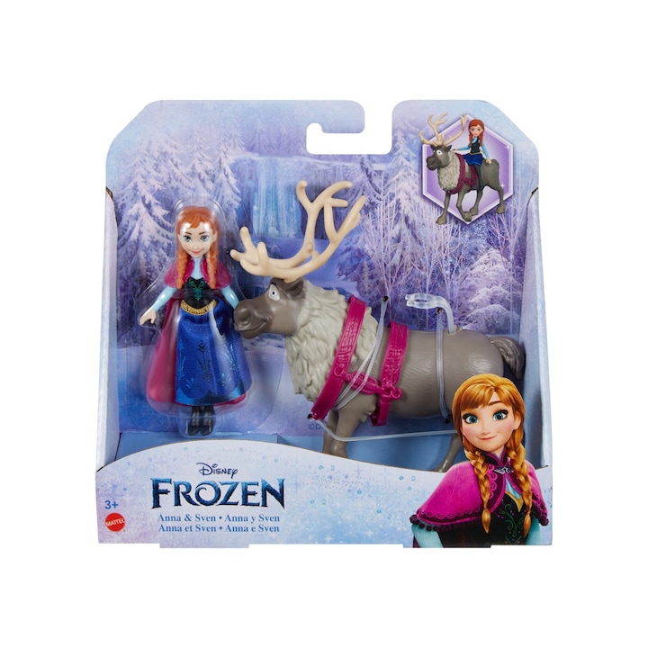 Комплект кукли Disney Frozen - Анна и Свен
