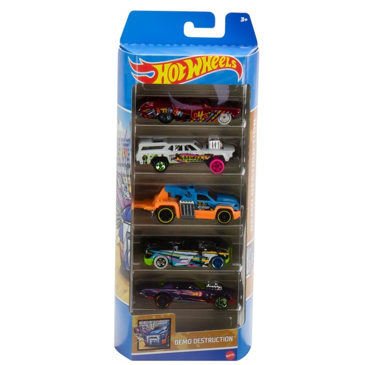 Hot Wheels Demo Destruction kisautó készlet