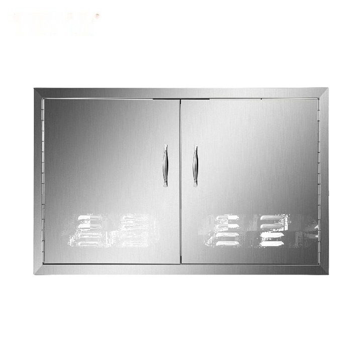 Кухненски врати за барбекю от неръждаема стомана, 1 врата 14 Ш x 20 В