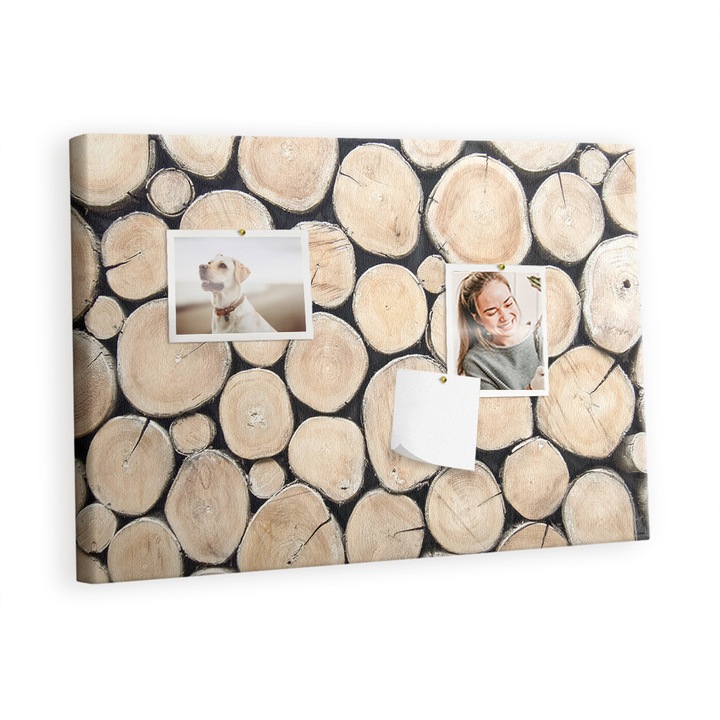 Pin tábla, Tulup, Vágja ki a tuskókat, Barna, 60 cm x 40 cm, 000088217