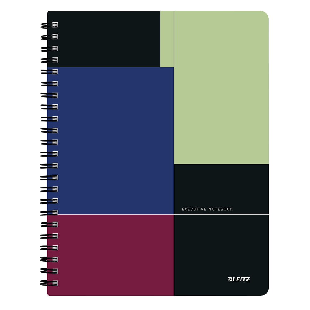 Caiet Leitz Executive Get Organized, PP, A4, matematica, negru