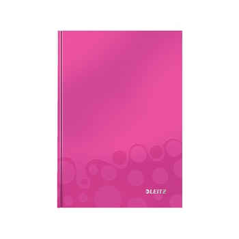 Caiet A5 Leitz Wow, roz, matematica, coperta dura Caiet A5 Leitz Wow, roz, matematica, coperta dura