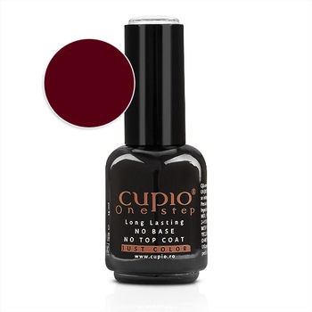 Oja semipermanenta 3 in 1 Cupio One Step Dark Red 15ml - R061 Oja semipermanenta 3 in 1 Cupio One Step Dark Red 15ml - R061