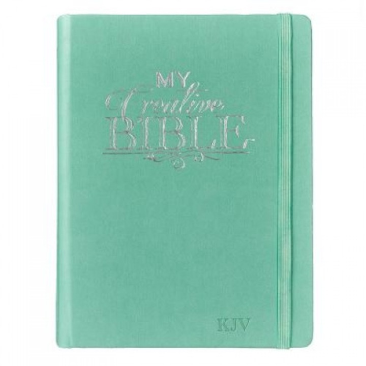 My Creative Bible KJV: Aqua Hardcover Bible,