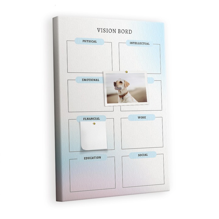 Коркова табла, Tulup, Плака, Многоцветен, 40 cm x 60 cm, цветни, 00088835