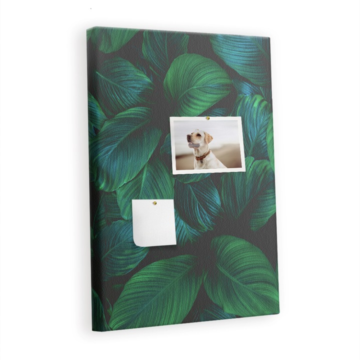Pin tábla, Tulup, Frunze tropicale mari, Zöld, 40x60 cm, 010630700050200088943