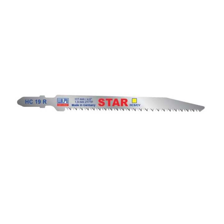 5 db HC 19 R STAR ingapenge készlet, 117 x 10 x 1,45 mm Wilpu