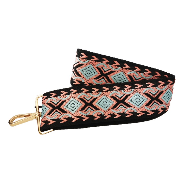 G-Tech Funky Color állítható vállpánt, 140 cm, 5 cm szélesség, textil anyag, V modell, többszínű