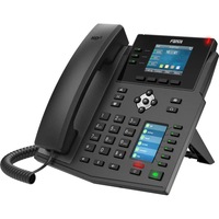 Telefon VoIP Fanvil X4U, IPv4/IPv6, HD Audio, RJ45 1000Mbps PoE, Ecran LCD dublu, Negru