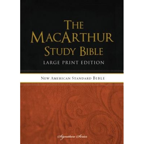 MacArthur Study Bible-NASB-Large Print, John MacArthur (Editor)