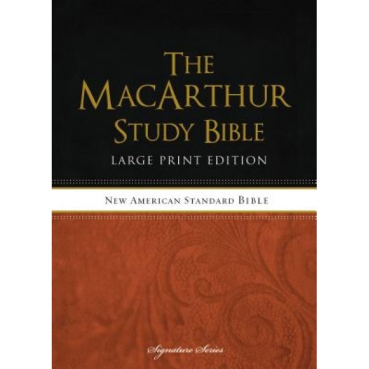 MacArthur Study Bible-NASB-Large Print, John MacArthur (Editor)