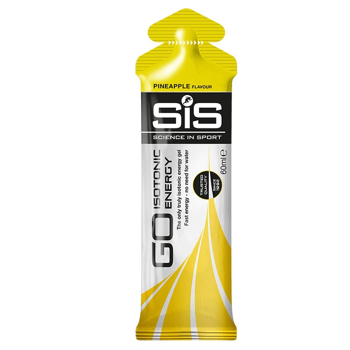 Gel isotonic energizant SiS GO Isotonic Energy Gel, Ananas, 60ml