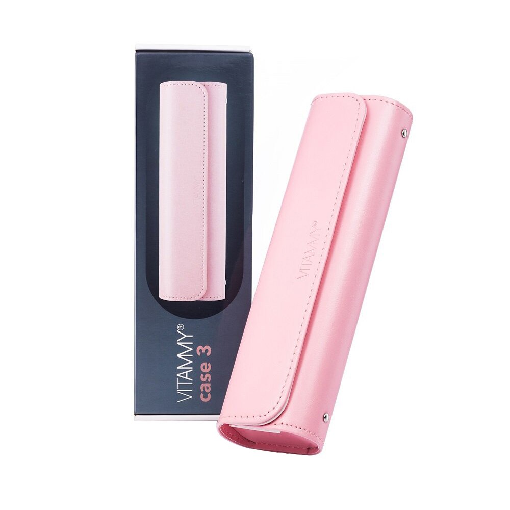 Husa de protectie Vitammy Case 3, din piele ecologica, dedicata periutelor de dinti electrice Vitammy: Aurum, Pearl+, Platinum, Symphony, Smils, Harmony, Splash, Dino, Roz