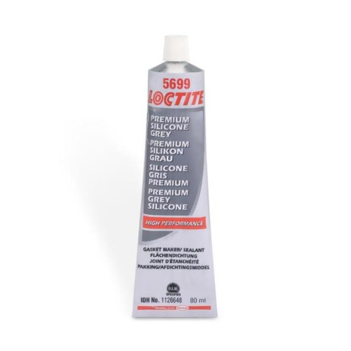 Szürke tömítő szilikon, tubus 80 ml, -55/200°C