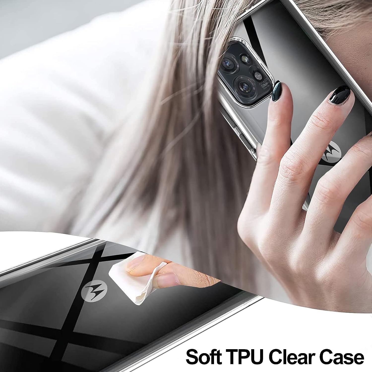 Husa pentru Motorola Moto Edge 40 Pro tpu transparent