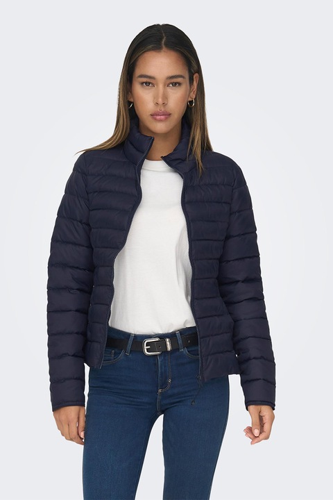 Only, New Tahoe télikabát magas gallérral, Tengerészkék