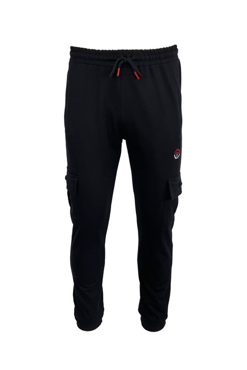 Pantaloni trening barbat, negru, 4 buzunare