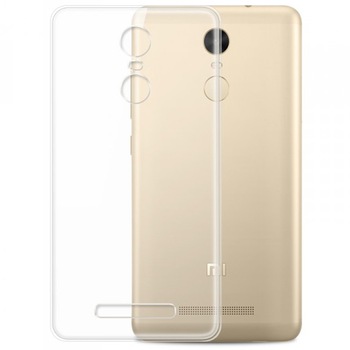 Husa silicon slim pentru Xiaomi Redmi 4x, Transparent Husa silicon slim pentru Xiaomi Redmi 4x, Transparent