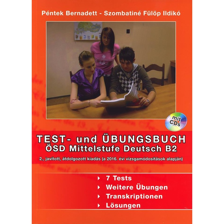 Test- Und Übungsbuch Ösd Mittelstufe Dt.B2+2 Cd 2.Kiadás