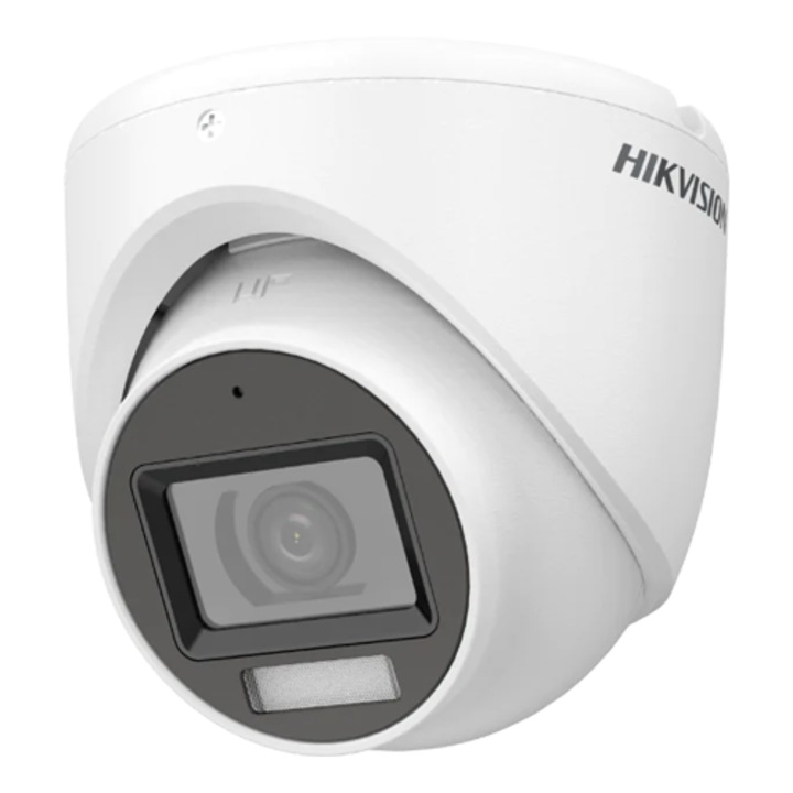 Dual Light - Camera analog 3K, lentila 2.8mm, IR 30m, WL 20m, TVI/AHD/CVI/CVBS, Mic. - HIKVISION DS-2CE76K0T-LMFS-2.8mm