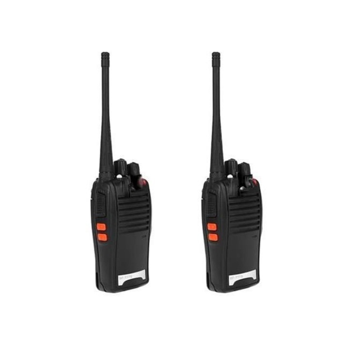Set 2 statii walkie talkie CLASStitude, raza de actiune pana la 6 km, 16 canale programate in banda PMR, 2 moduri de iluminare continuu / SOS, baterie durabila, Negru