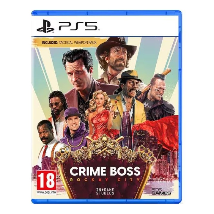 Crime Boss Rockay City játék Playstation 5-re