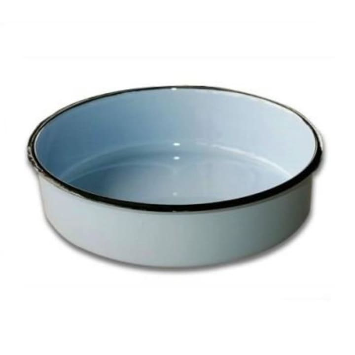 Тава Купро, кръгла, дълбока, 30см, емайл