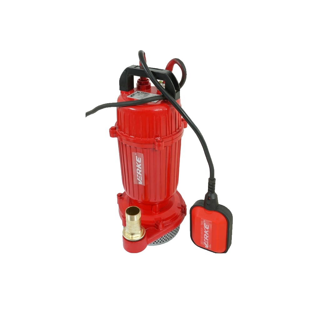 Потопяема помпа с поплавък за вода 1", 0.37kw дебит 5 m3/h, Verke - eMAG.bg