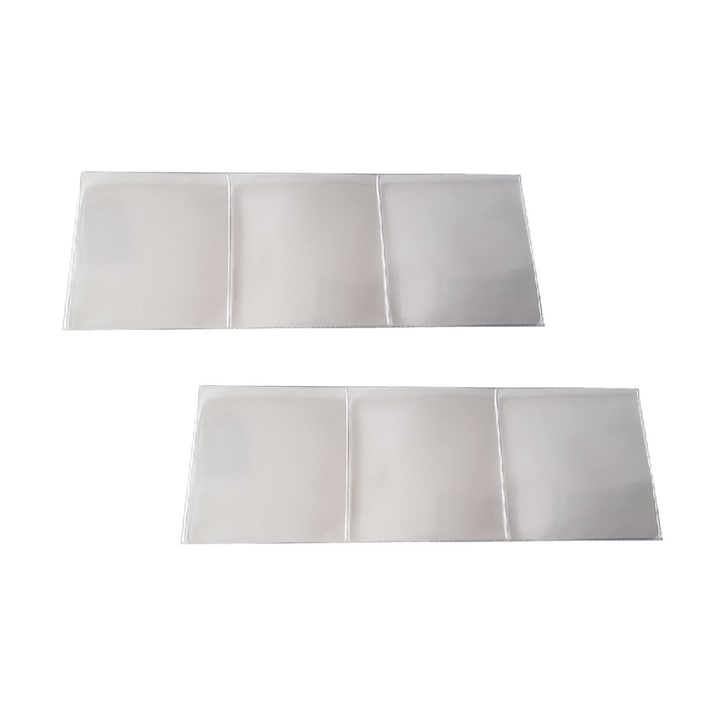 Set 2 bucati Coperta talon auto tip nou Vision, Transparent, 116 x 213 mm