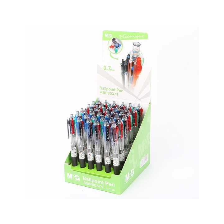 Pix 4 in 1, multicolor, 0.7mm, 36 buc/display M&G