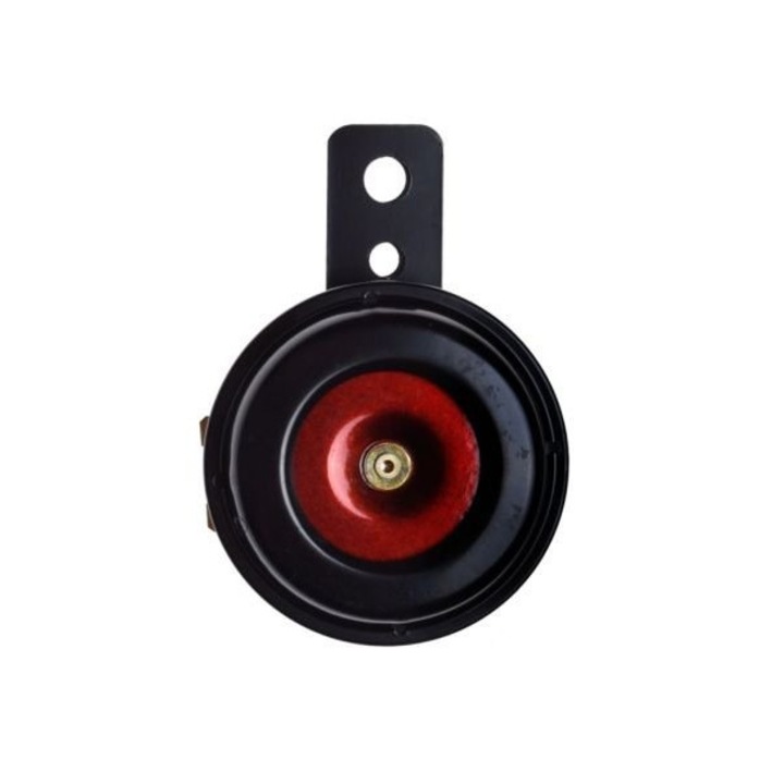 Rival Store motor-atv-robogó univerzális kürt, 12v, 65mm, E-Mark, fekete/piros